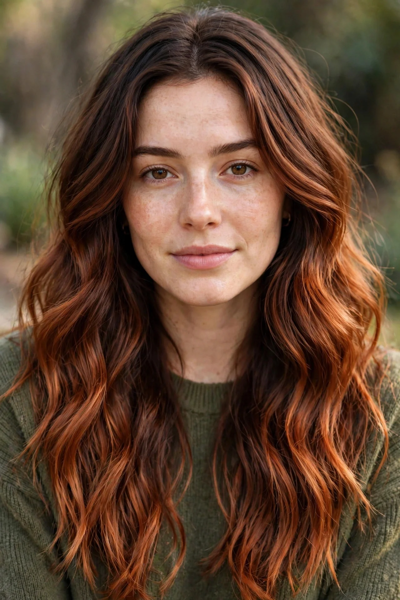 Smoked Copper Root Melt hair