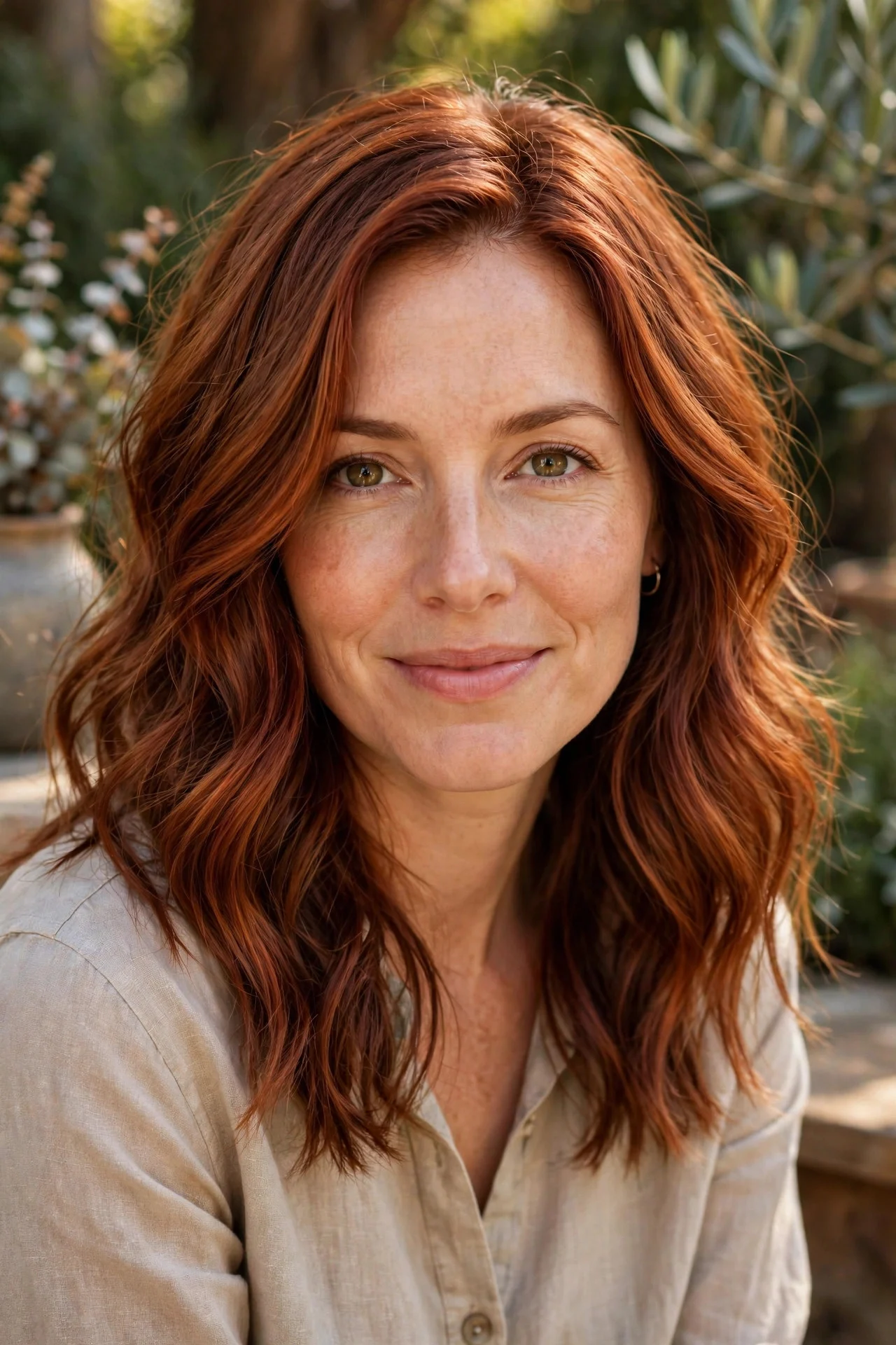 Auburn-Copper Blend hair
