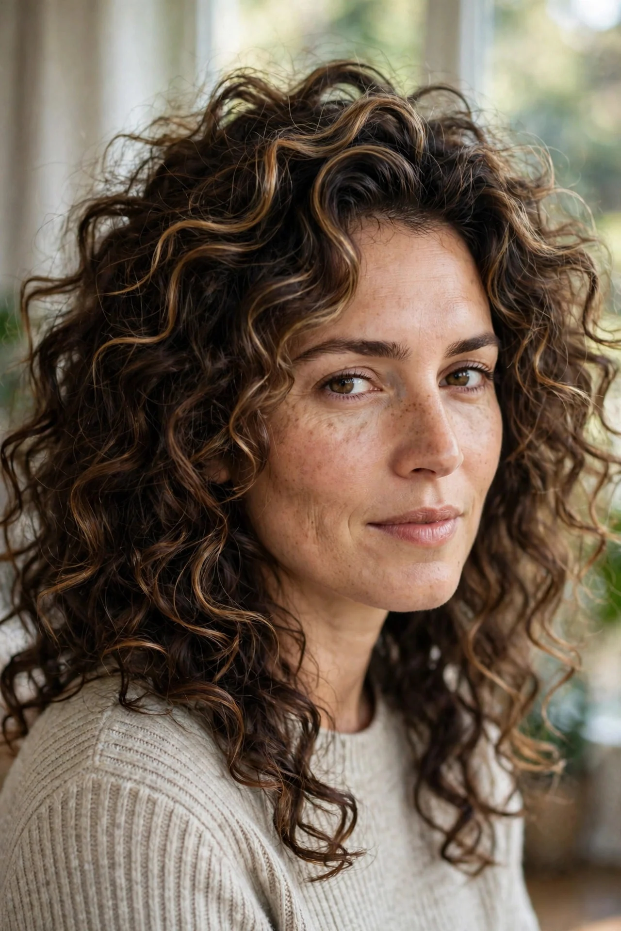 Espresso Brown Curls with Dimension