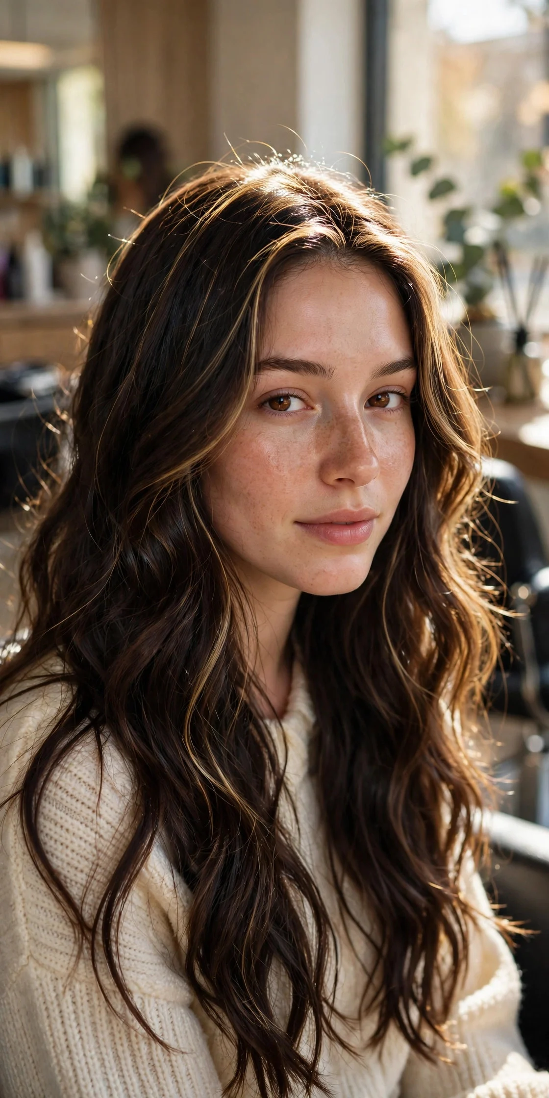Espresso with Golden Brunette Babylights