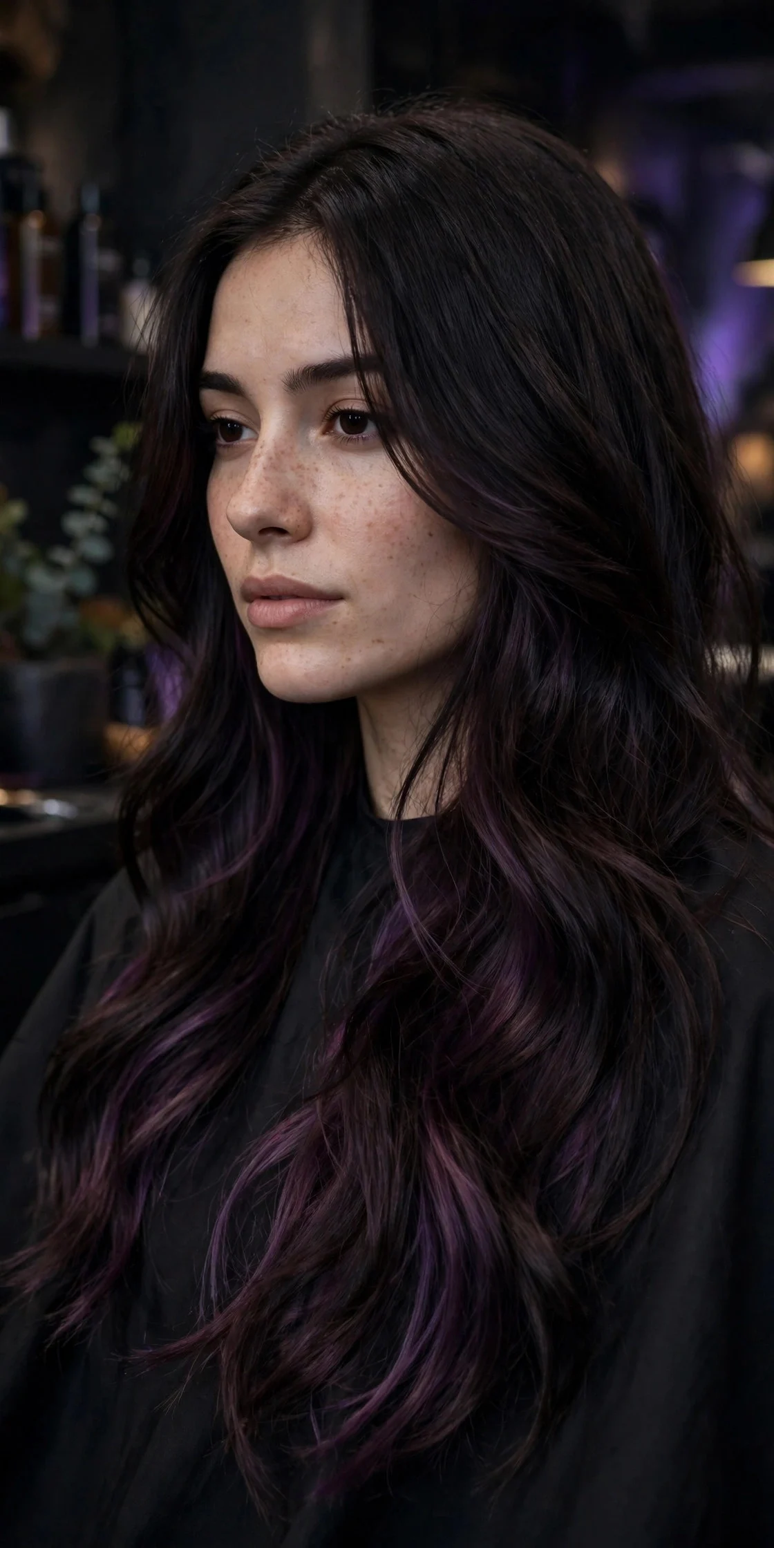 Espresso with Plum Low Lights