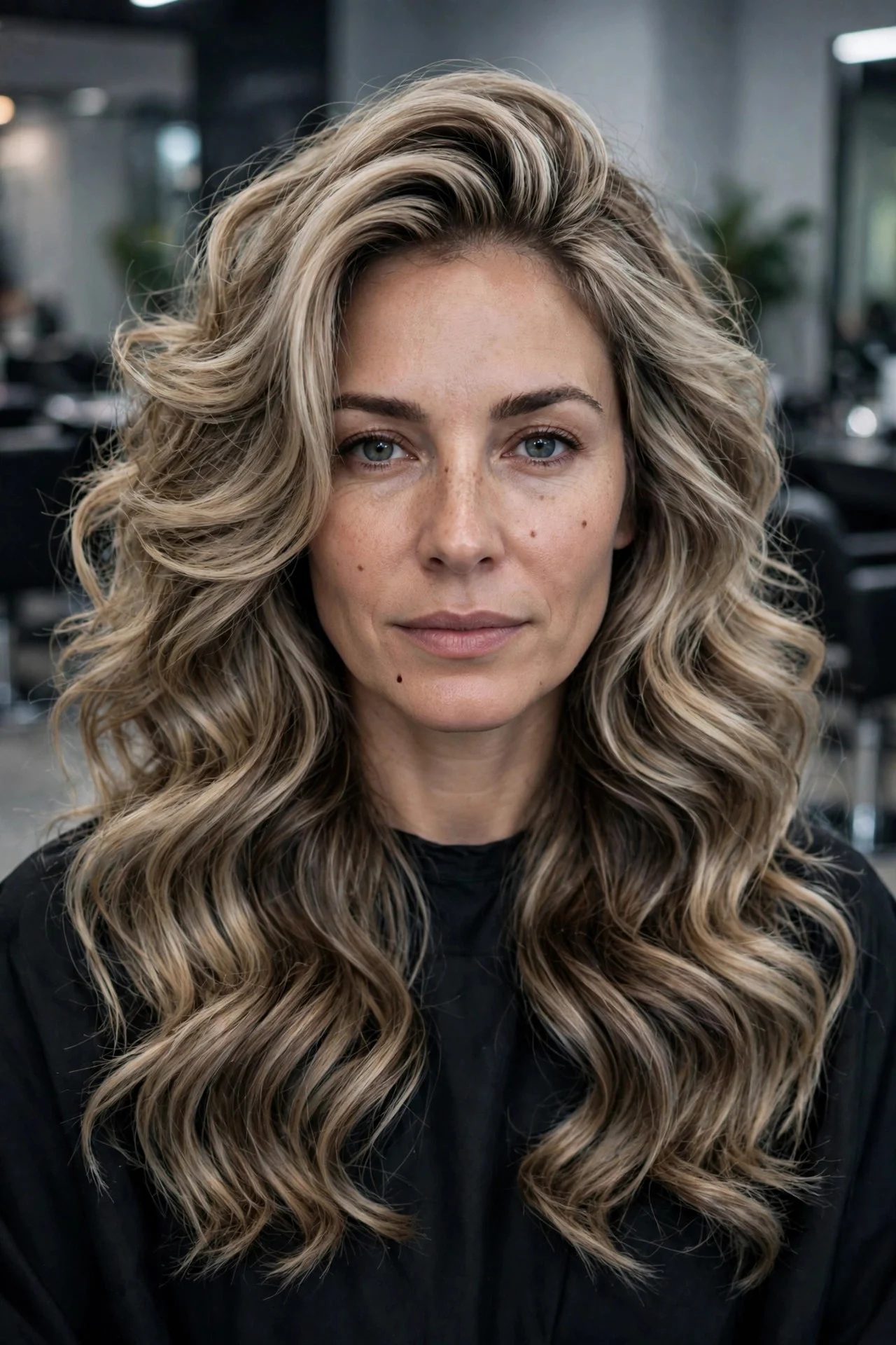 Full Mushroom Blonde with Dimensional Lowlights