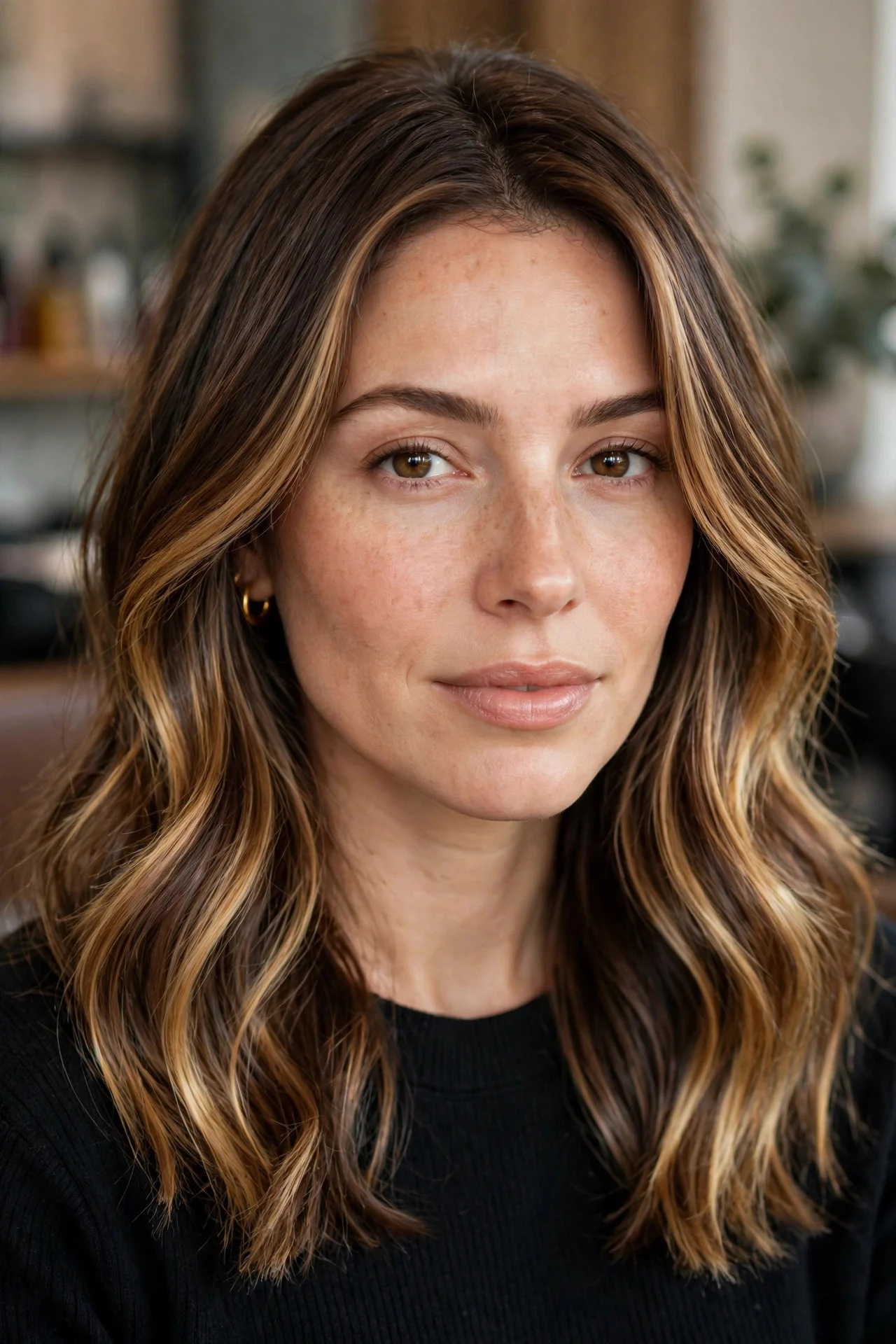Deep Honey Blonde for Brunettes