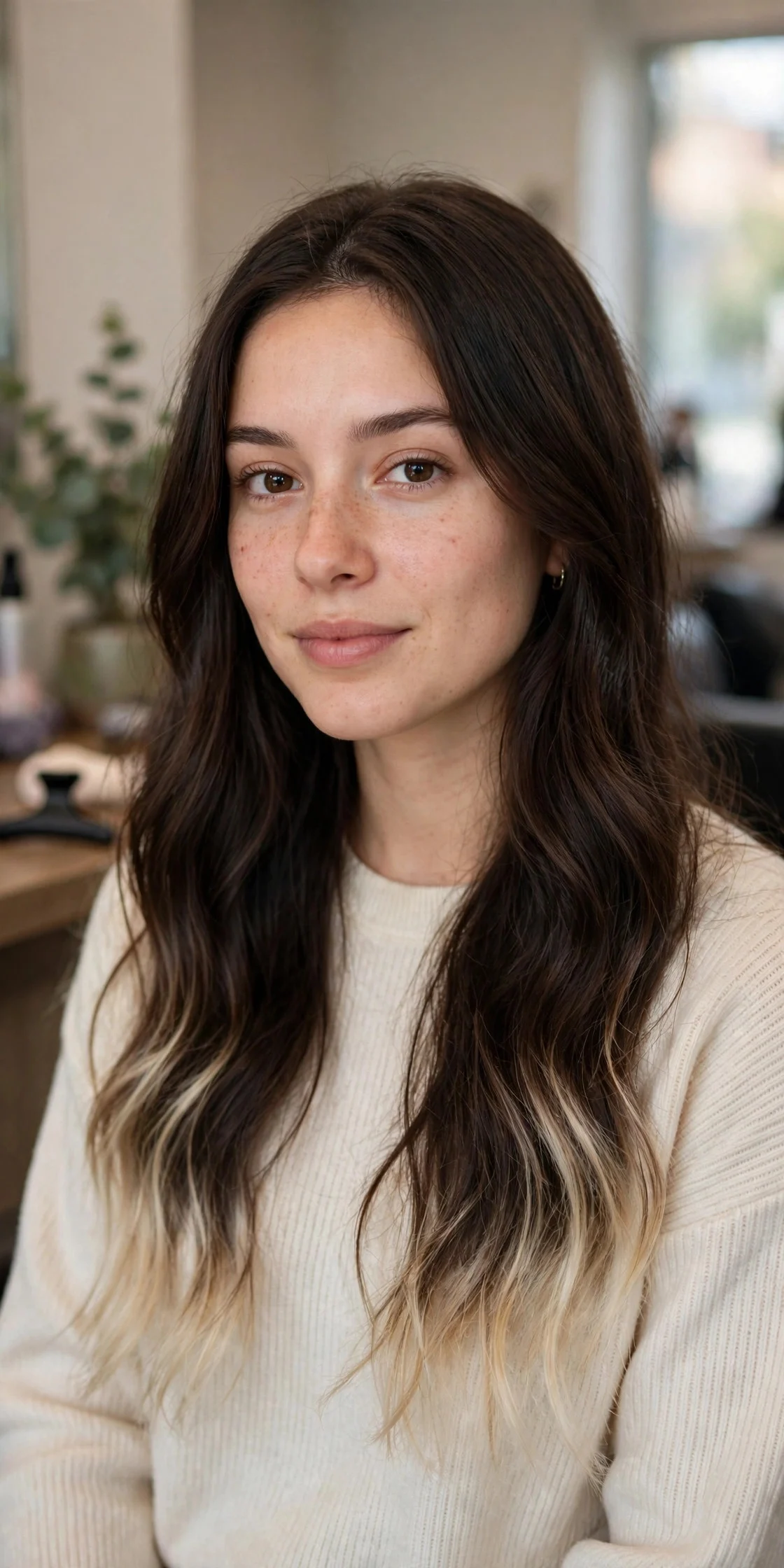 Vanilla Dip Dye Ends