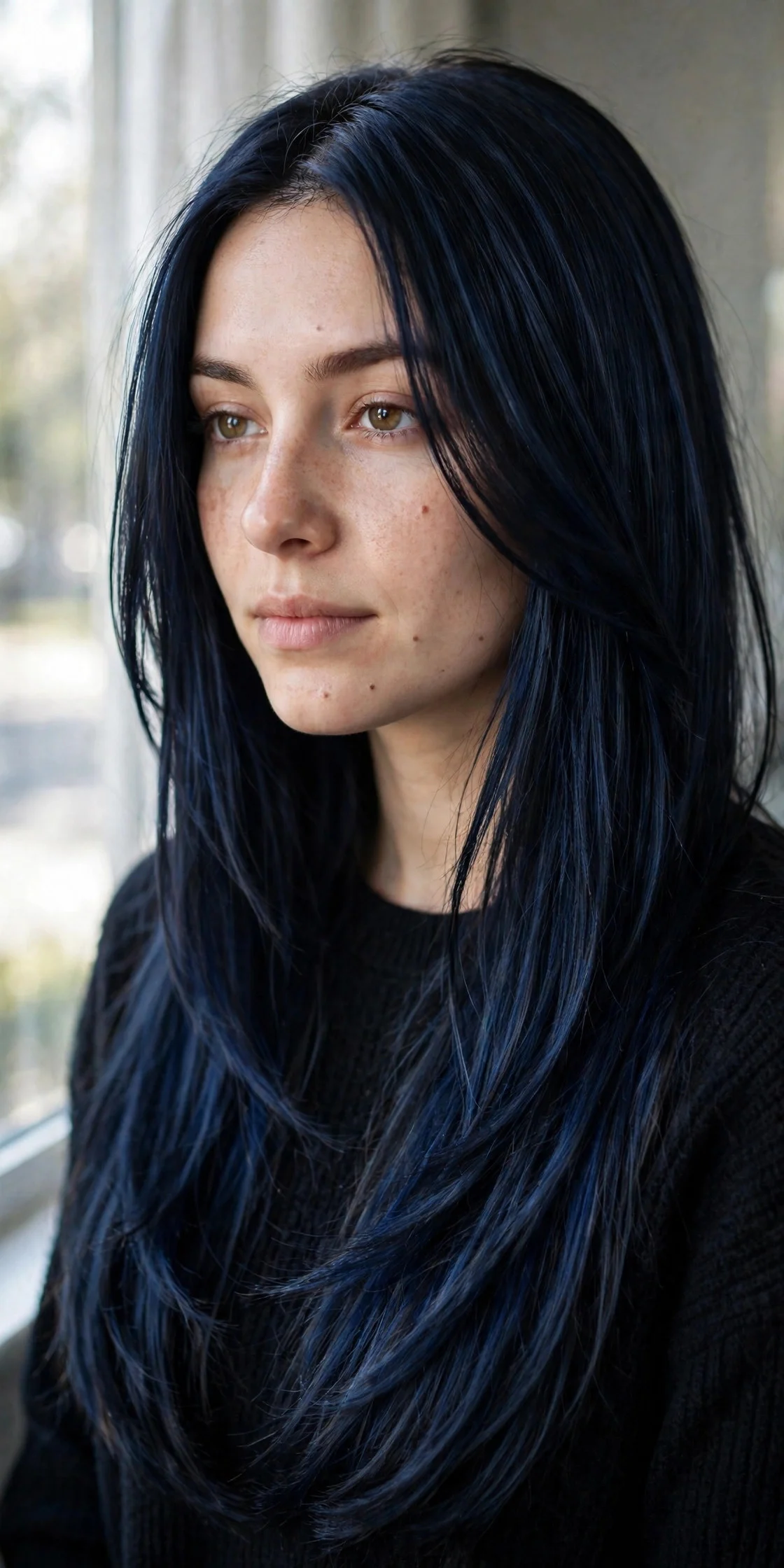 All-Over Midnight Blue Black