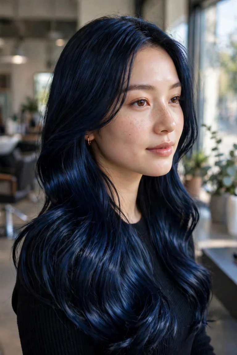12 Blue Black Hair Ideas
