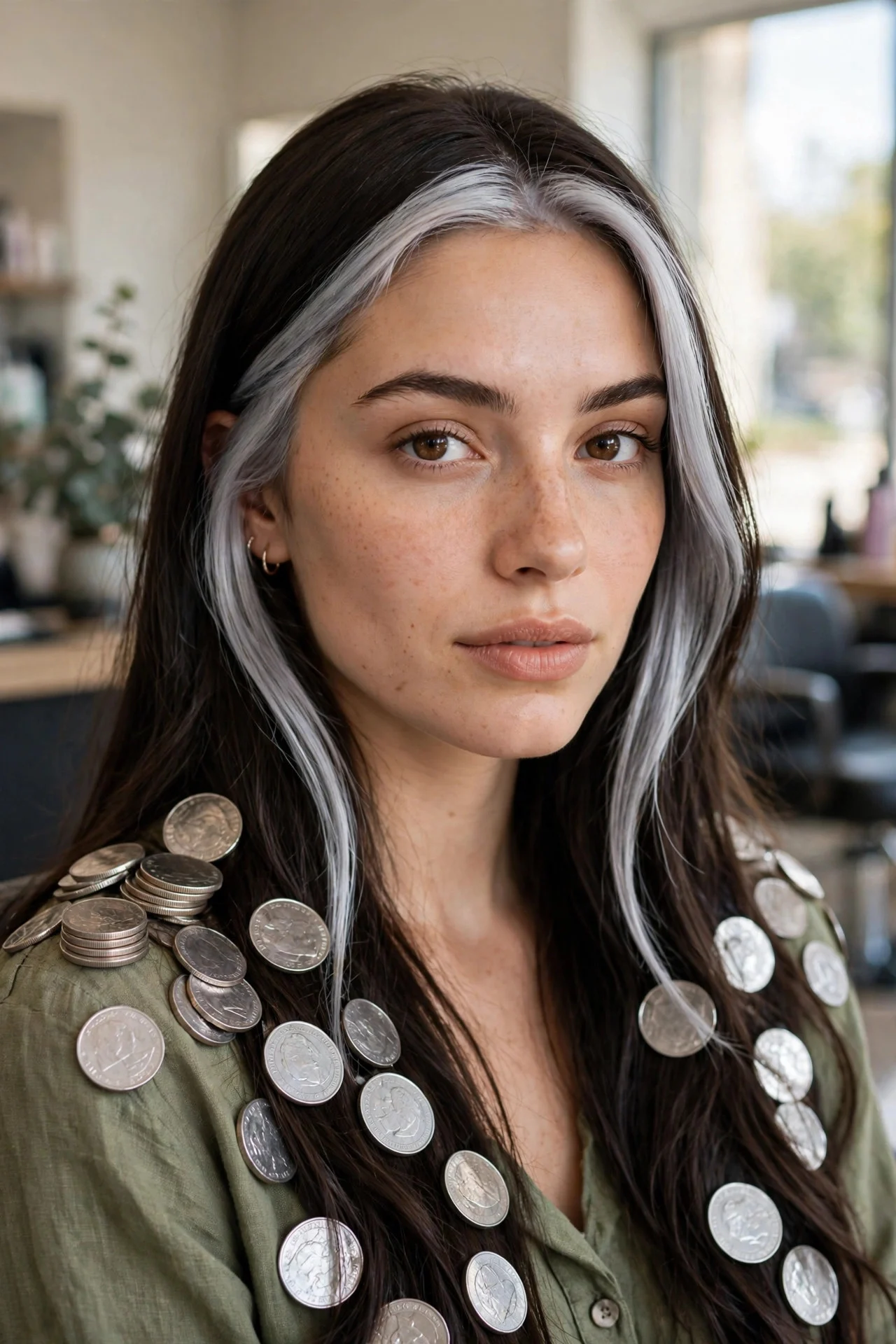 Silver Money Pieces