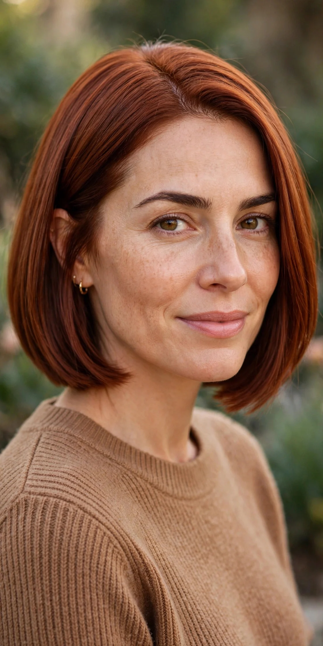 Auburn Copper Bob hair