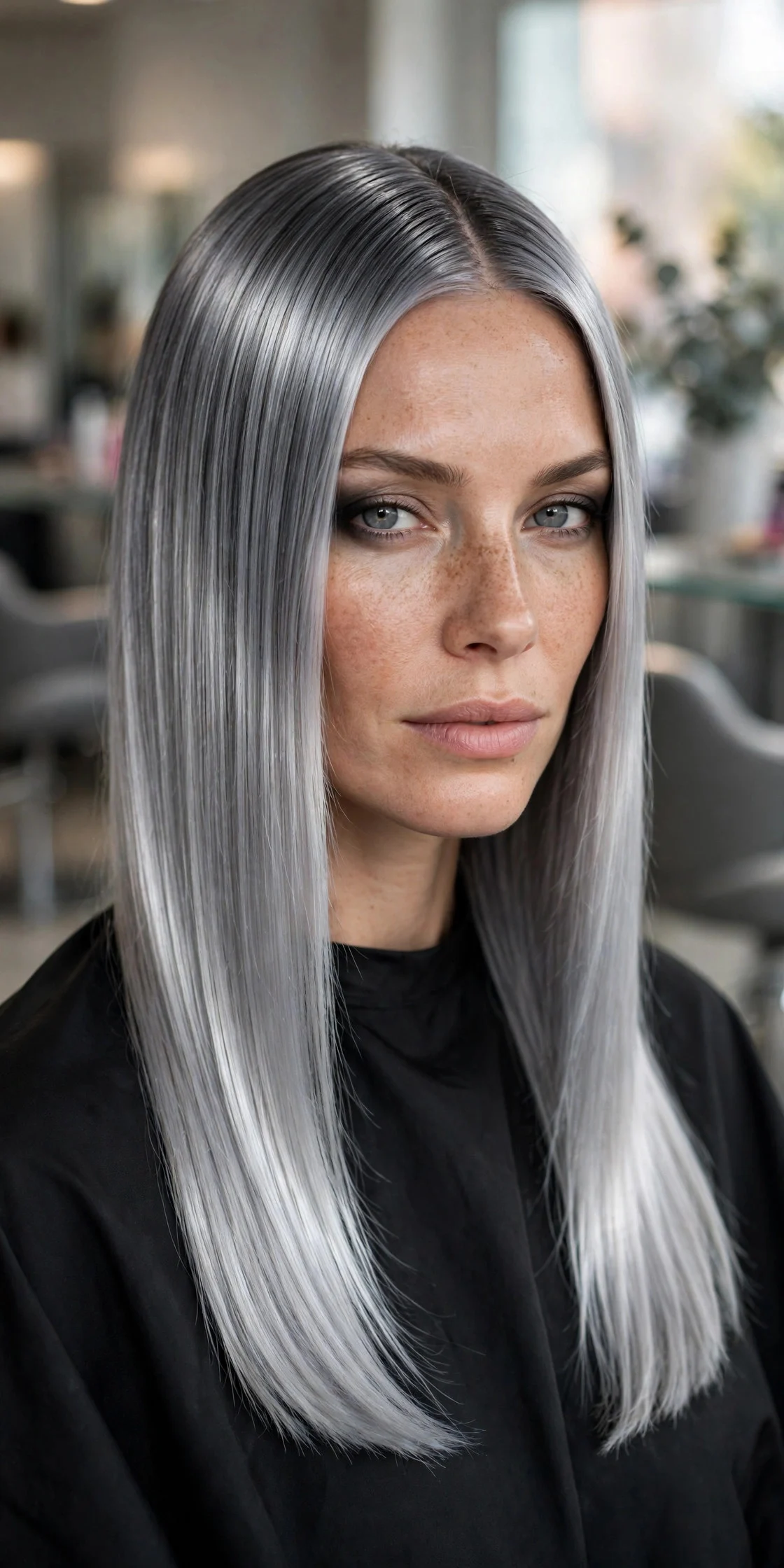 Smoky Platinum (Grey-Blended)