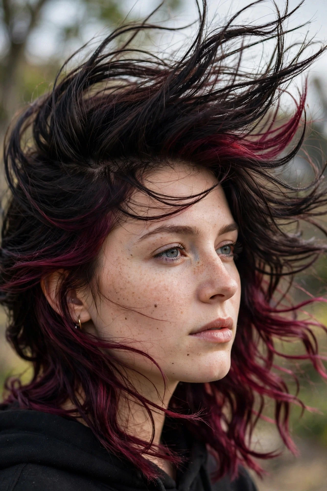 Burgundy Peekaboo Underlayer