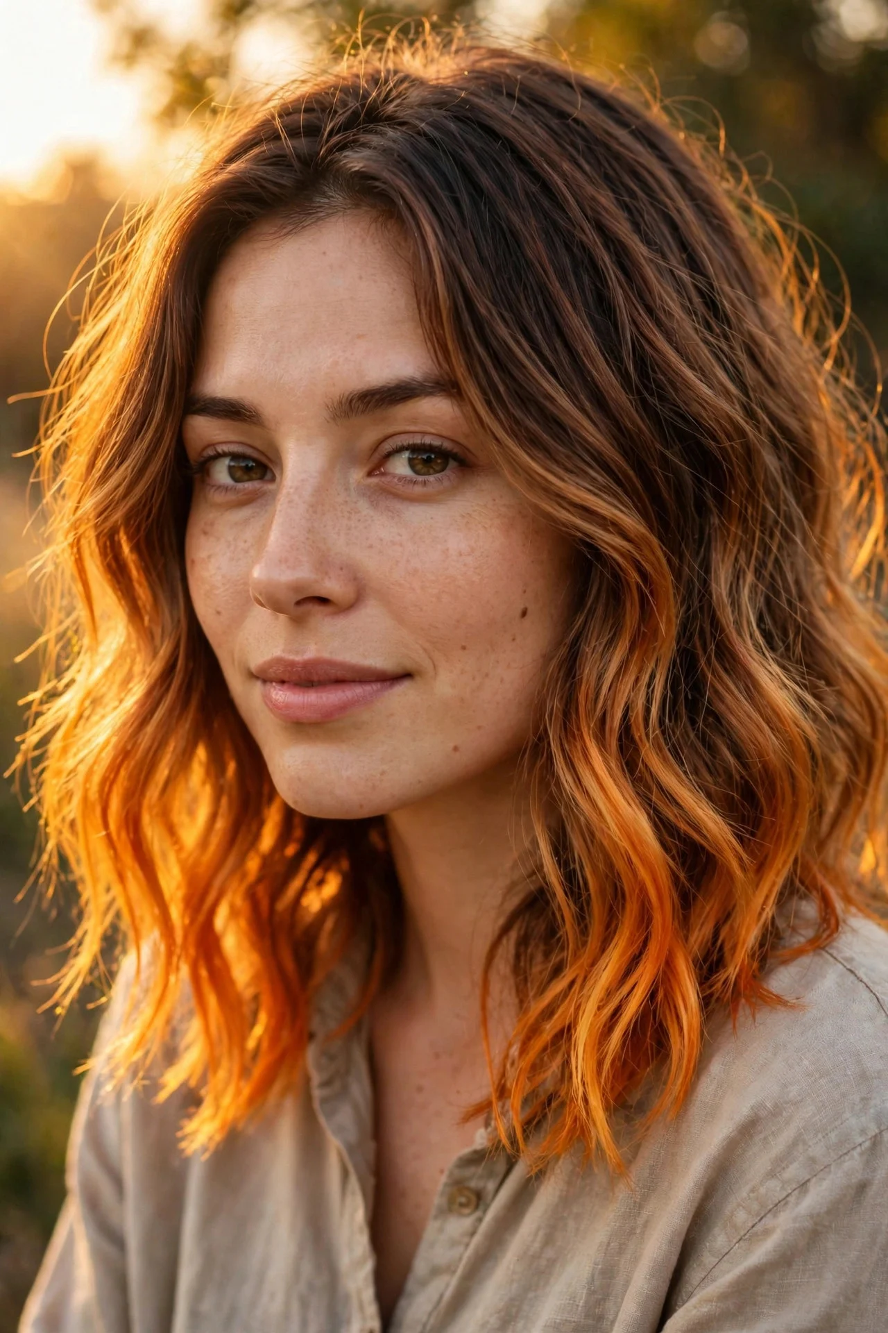 Toffee Balayage with Lived-In Ends