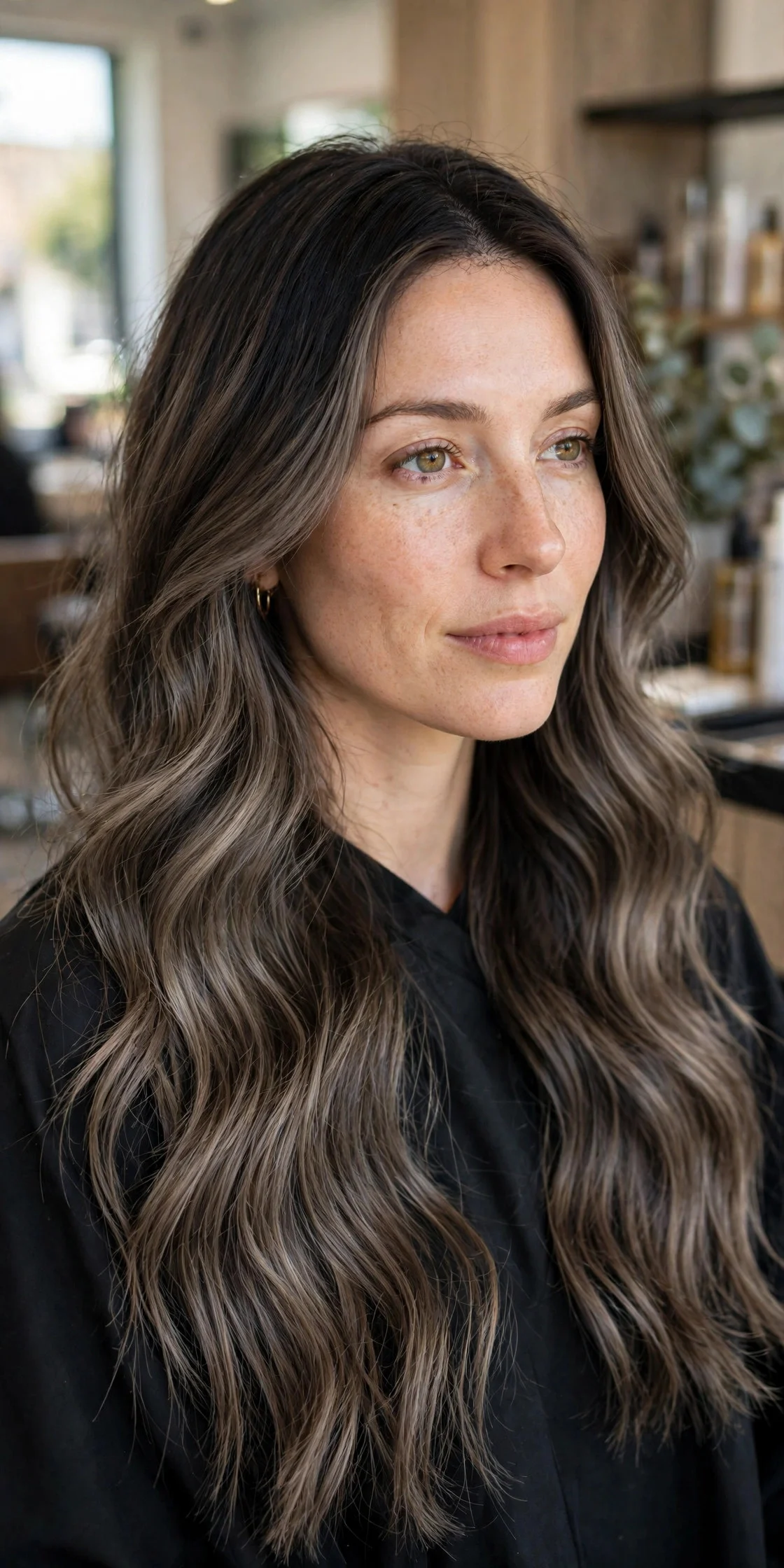 Ash Brown With Shadow Root