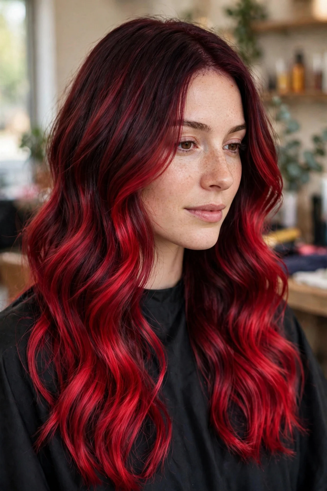 Burgundy Roots into Cherry Ends