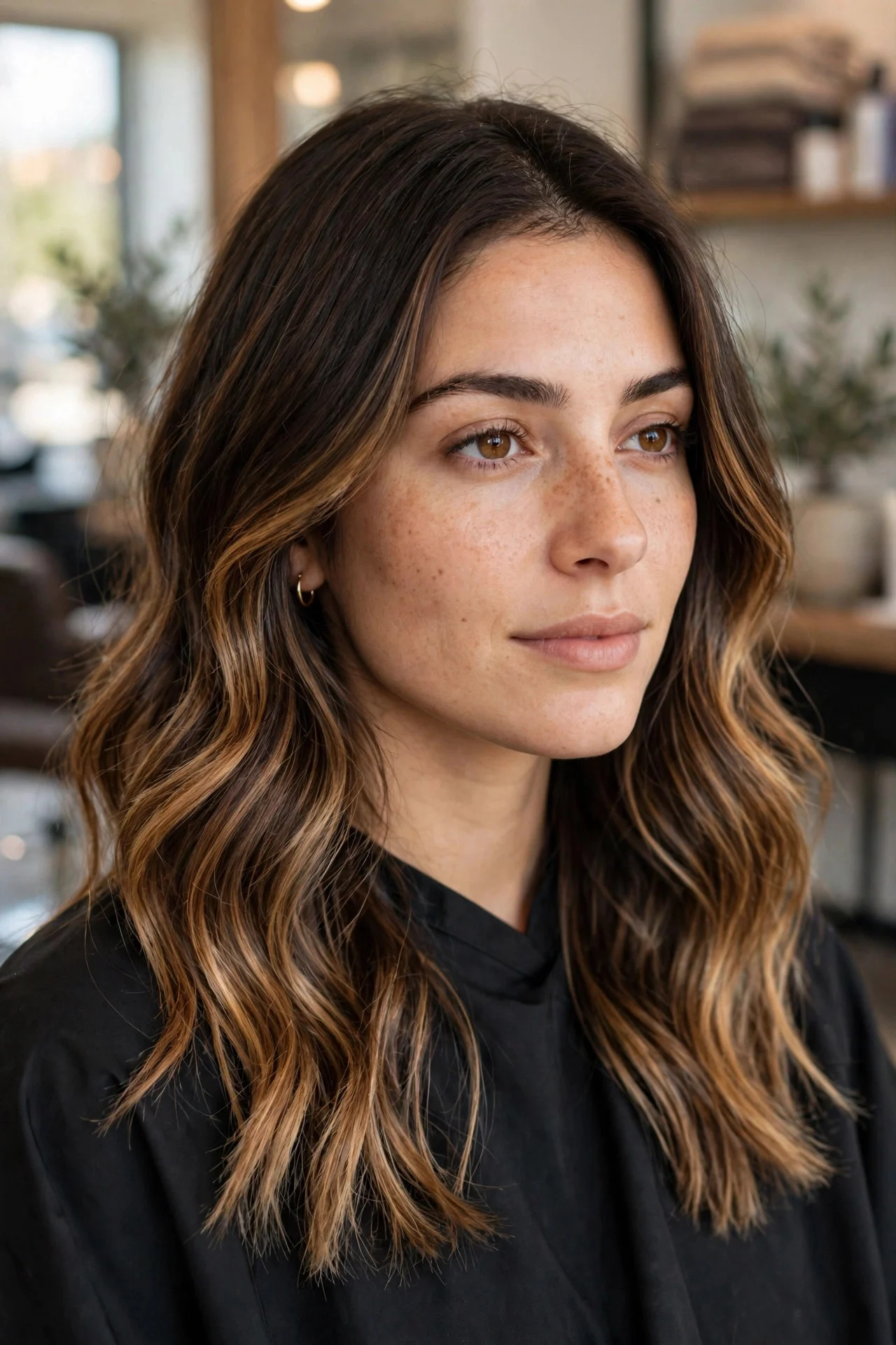 Caramel Balayage over Espresso