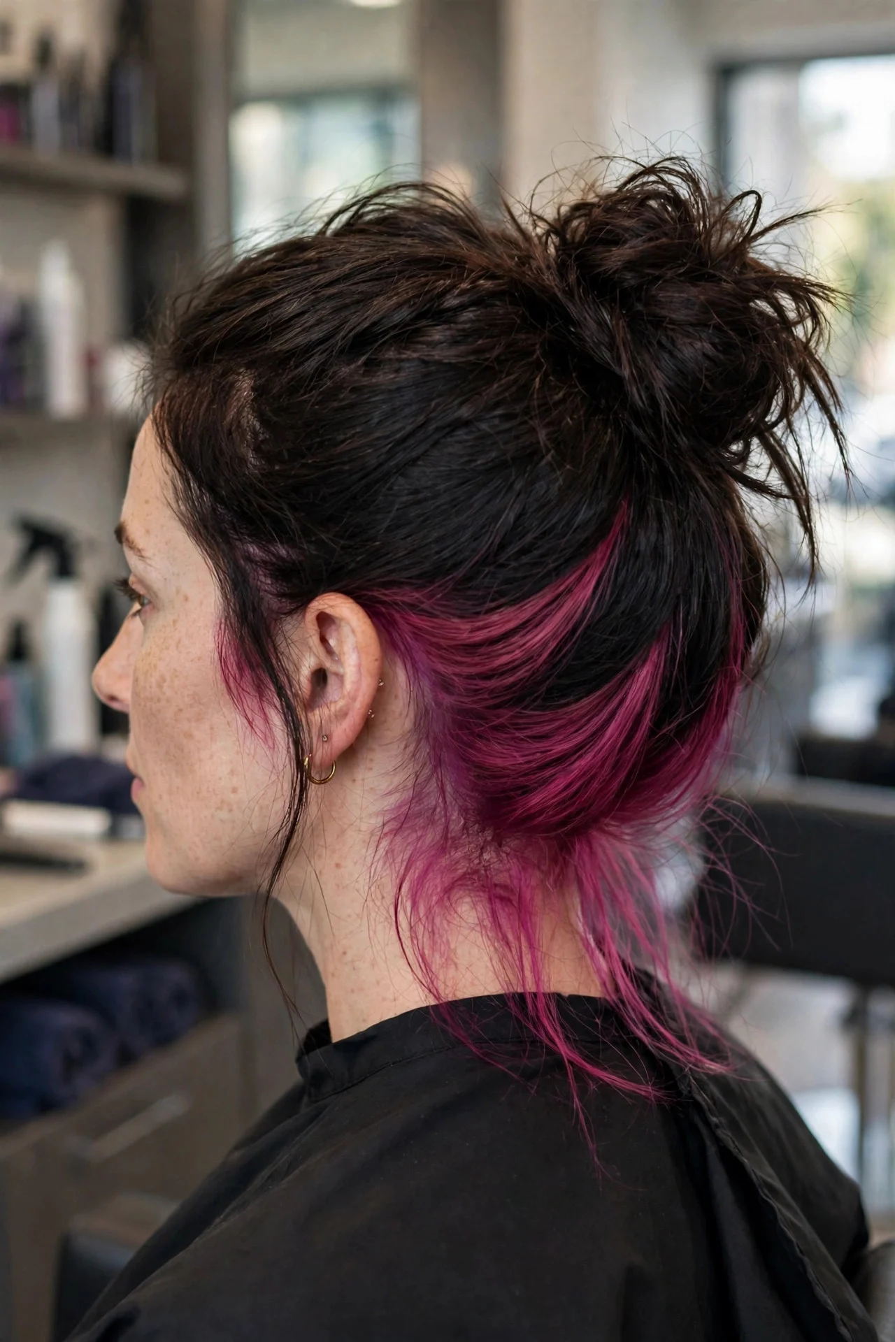 Dark Pink Underlayer Panels