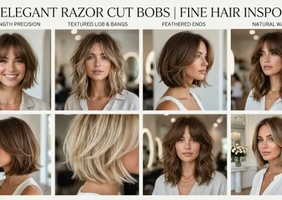 Razor Cut Bob for Fine Hair: 10 Styles That Add Volume Naturally