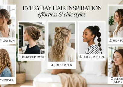Easy hairstyles for lazy days that can be done in under five minutes