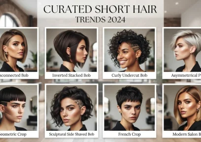 Unique short haircut ideas for women with modern styles
